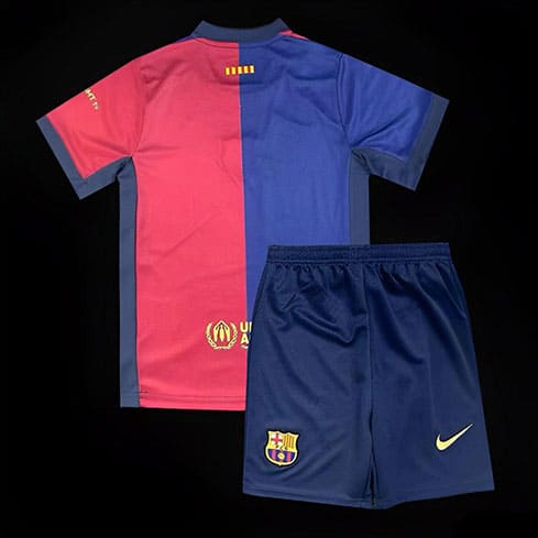 Maillot FC Barcelone Domicile 2024/25 Enfant (Maillot+Short)