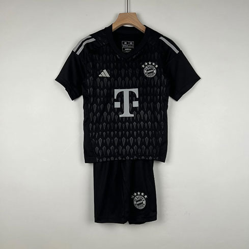 Maillot Gardien Bayern Munich 2023/24 Enfant Noir ( Maillot+Short )