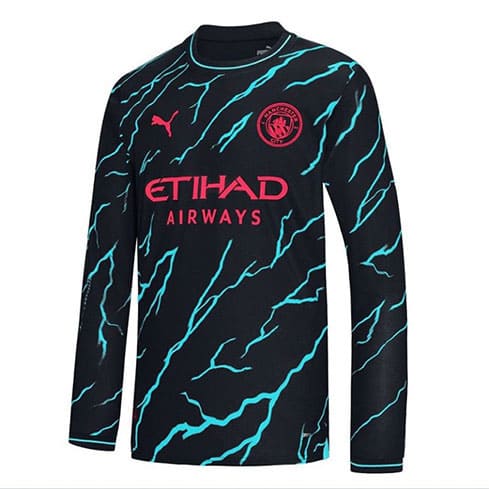 Maillot Manches Longues Manchester City Third 2023/2024