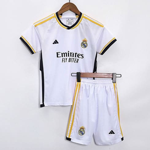 Maillot Real Madrid Domicile 2023/24 Enfant (Maillot+Short)