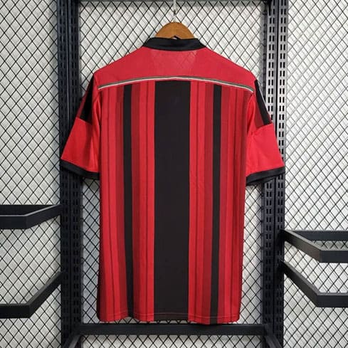 Maillot Rétro Milan AC Domicile 2014/2015 Rouge Noir