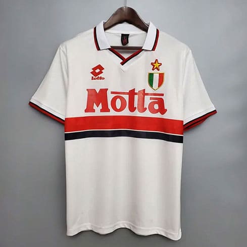 Maillot Rétro Milan AC Extérieur 1993/1994 Blanc