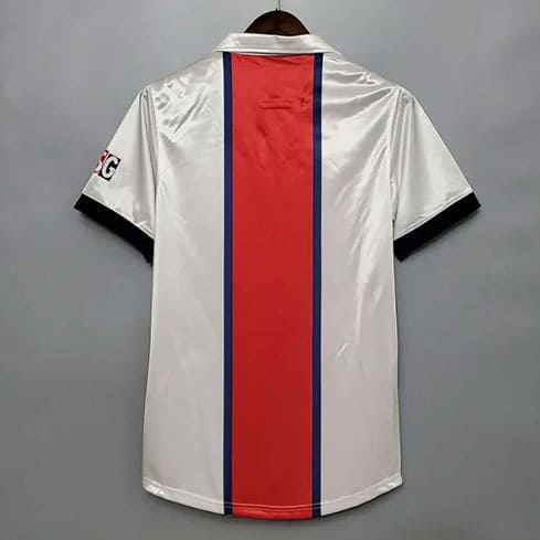 Maillot Rétro PSG Extérieur 1998/1999 Blanc Rouge