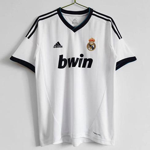 Maillot Retro Real Madrid Domicile 2012 2013 Blanc