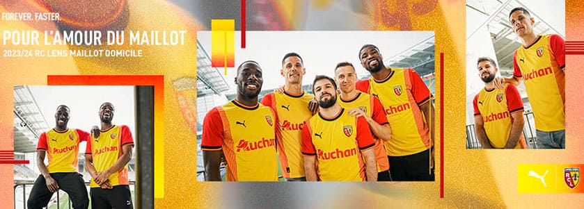 Maillots RC Lens 2023-2024