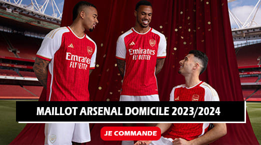 Maillots Arsenal 2023 2024