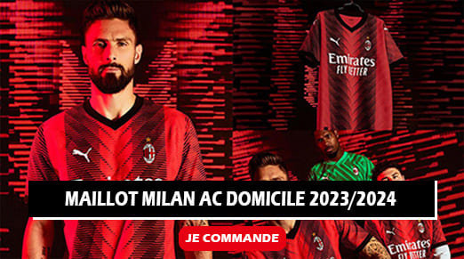 Maillots Milan AC 2023 2024